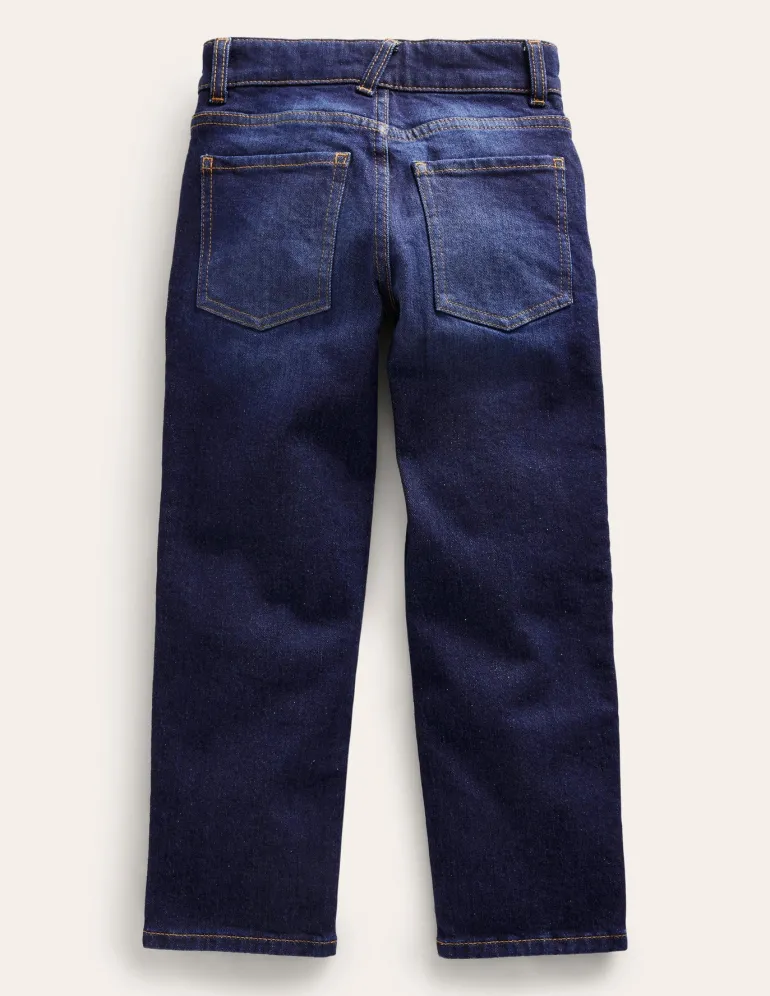 Everyday Straight Jeans-Dark Wash Denim-Boden Shop