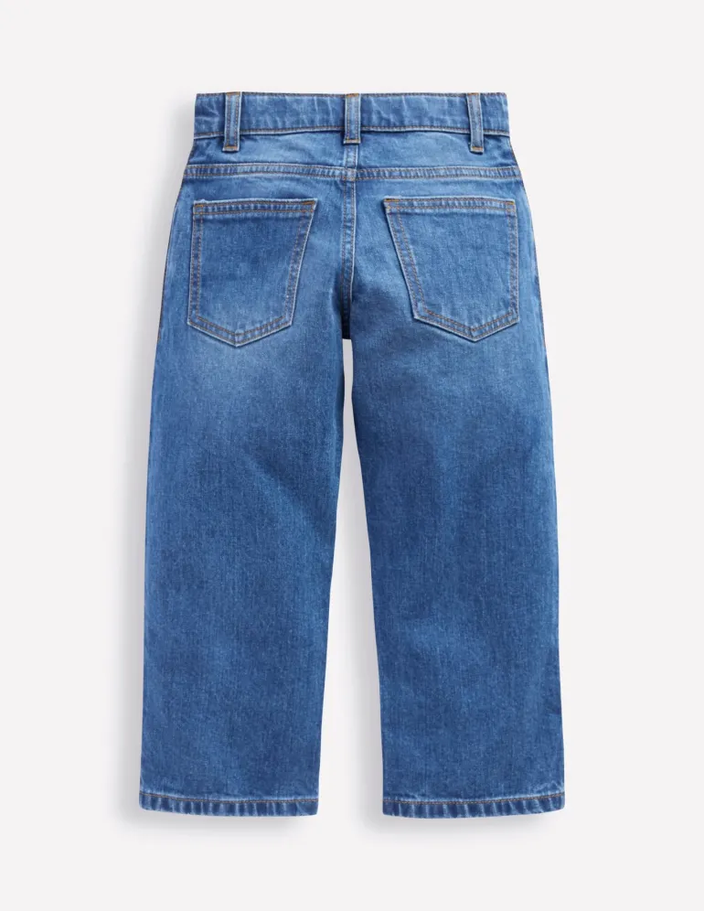 Everyday Straight Jeans-Mid Wash-Boden Cheap