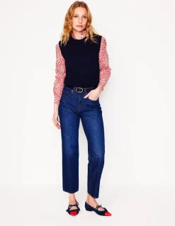 Felicity Cotton Blouse-Ivory, Heart Cluster-Boden Shop