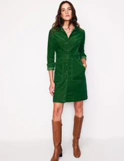 Flora Cord Shirt Dress--Boden Sale