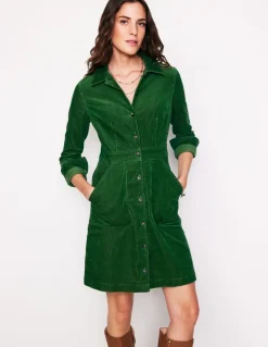 Flora Cord Shirt Dress--Boden Sale