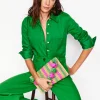 Fringe Raffia Clutch--Boden Best