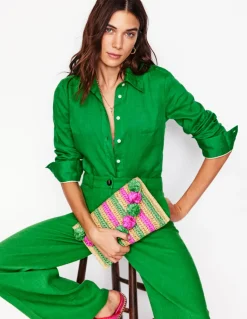 Fringe Raffia Clutch--Boden Best