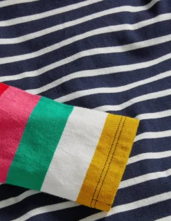 Fun Breton-Ivory/Starboard Navy Rainbow-Boden Shop