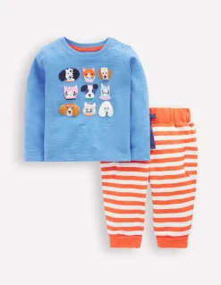 Fun Jersey Play Set-Peacock Plume Blue Pets-Boden Shop