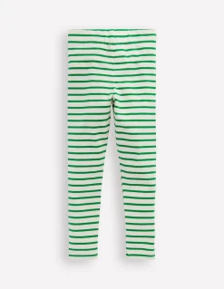 Fun Leggings-Green Stripe-Boden Shop