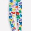 Fun Leggings-Multi Oatmeal Rainbow Pets-Boden New