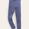 Fun Leggings-Starboard Blue / Ivory-Boden Fashion