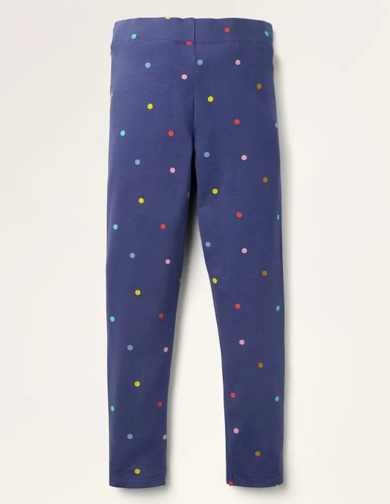 Fun Leggings-Starboard Blue Confetti Spot-Boden Best Sale