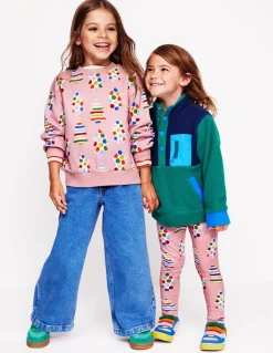 Fun Leggings-Vintage Pink Christmas Trees-Boden Clearance