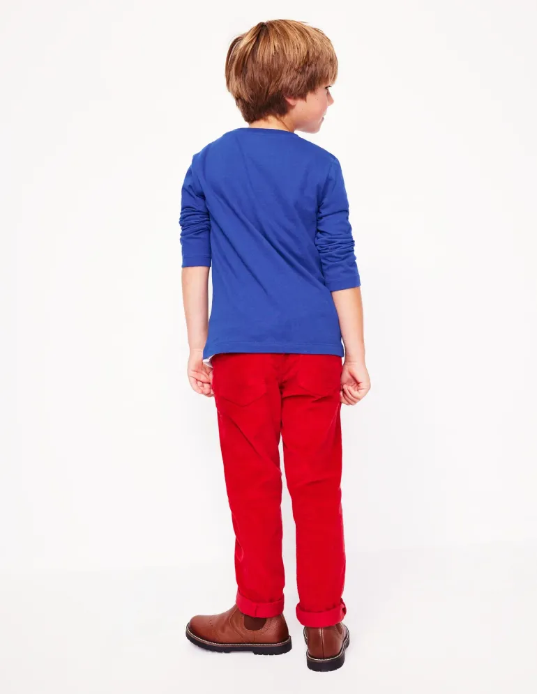 Fun Superstitch Grid T-shirt-Sapphire Blue-Boden New