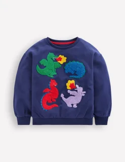 Fun Sweatshirt-Starboard Blue Dragons-Boden Sale