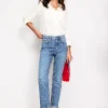 Girlfriend Jeans-Laser Spot-Boden Sale