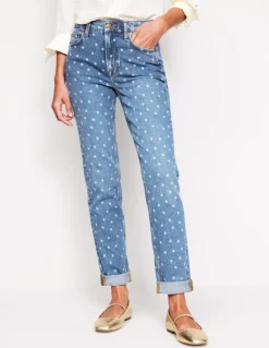 Girlfriend Jeans-Laser Spot-Boden Sale