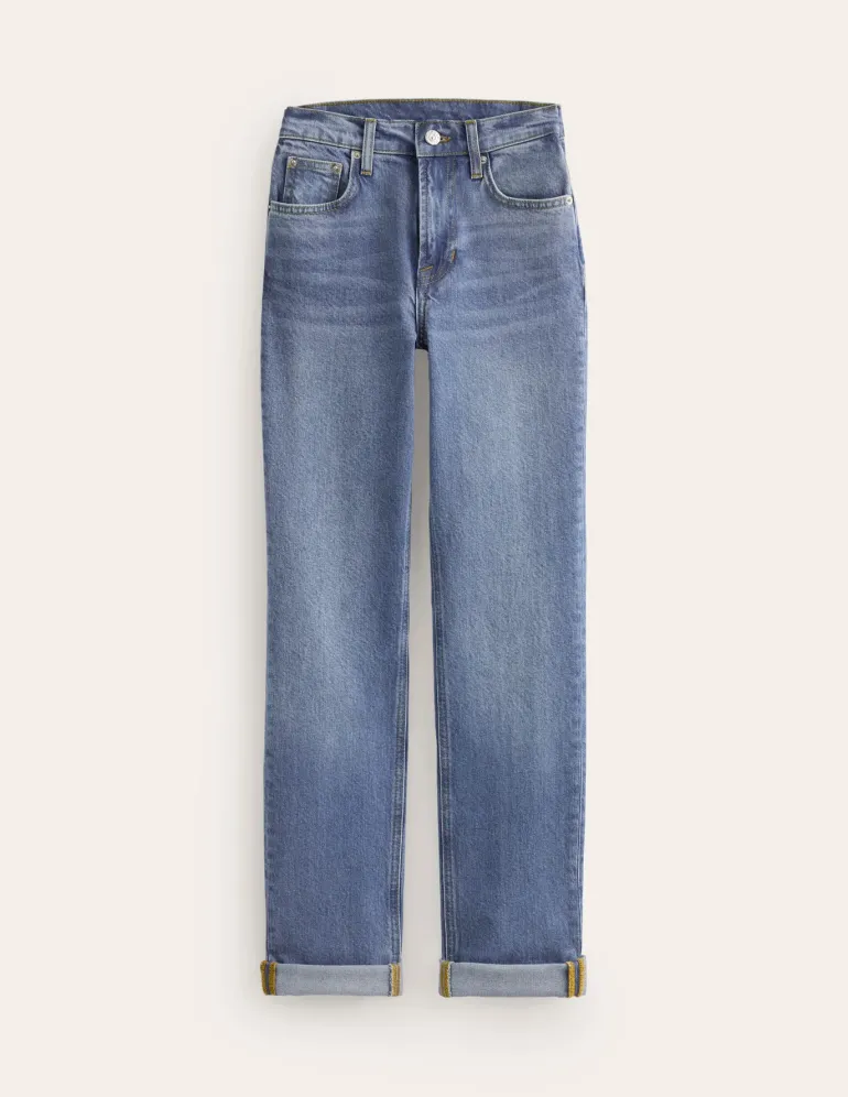 Girlfriend Jeans-Light Vintage-Boden Clearance
