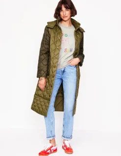 Hannah Embroidered Sweatshirt-Grey Marl, Dog Person-Boden Discount