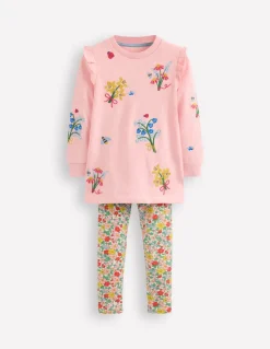 Heart Pocket Tunic Set-Berry Floral-Boden Fashion