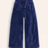 Heart Pocket Velour Sweatpants-Starboard Blue-Boden Hot