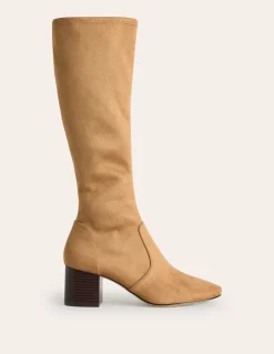 Heeled Stretch Knee Boots--Boden Cheap