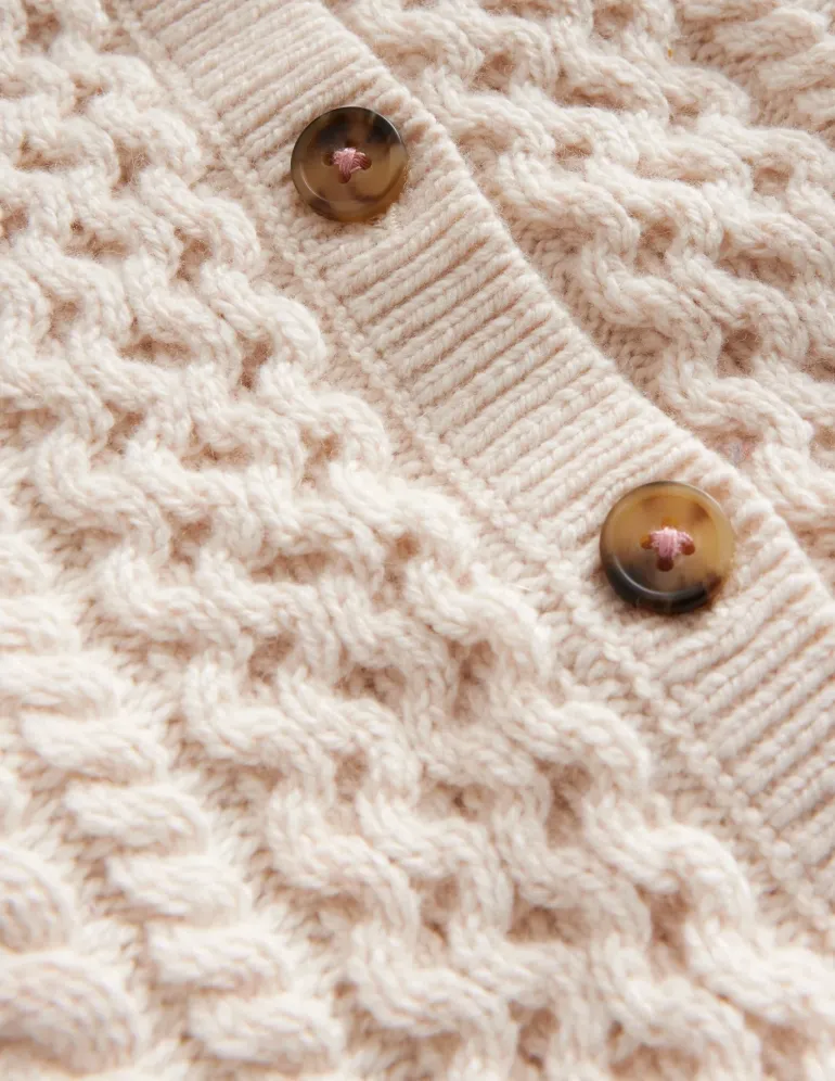 Heritage Cable Cardigan--Boden Hot