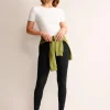 High Rise Jersey Leggings--Boden New