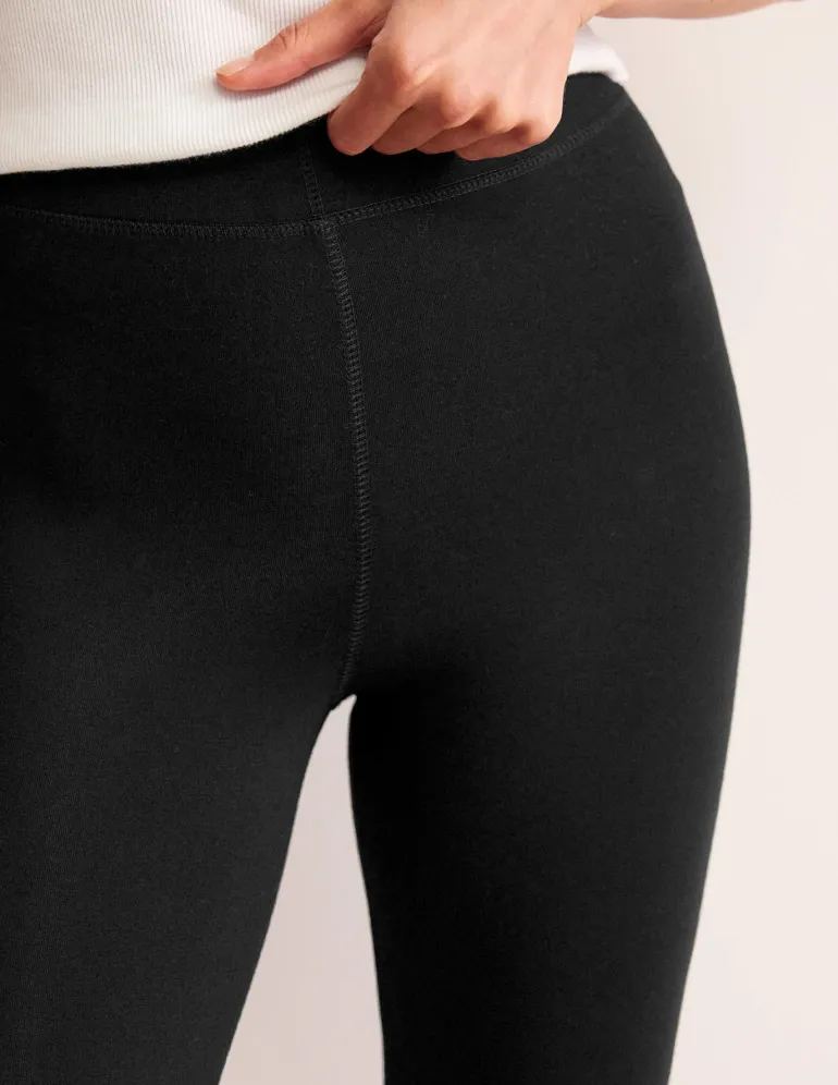 High Rise Jersey Leggings--Boden New