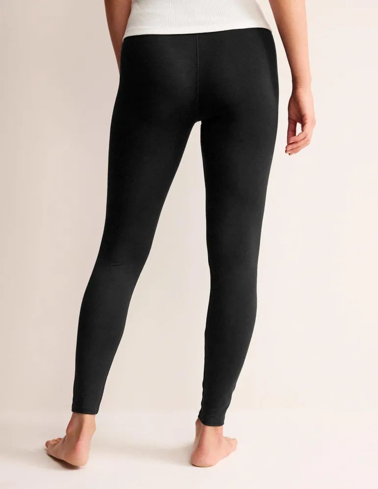 High Rise Jersey Leggings--Boden New