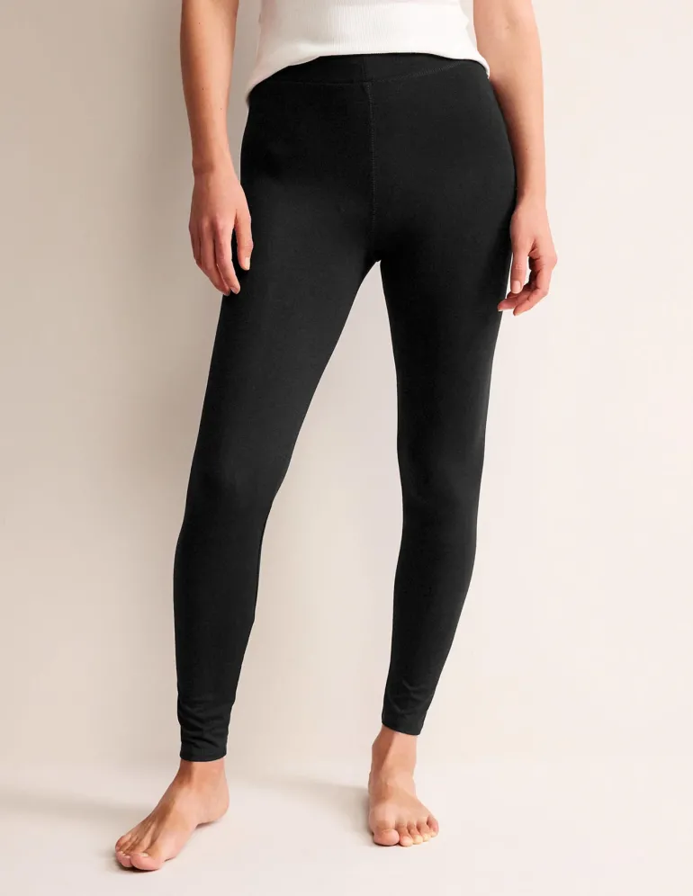High Rise Jersey Leggings--Boden New