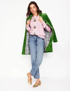 High Rise Straight Leg Jeans-Light Wash-Boden Flash Sale