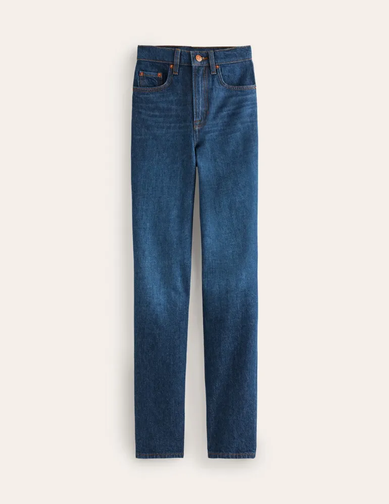High Rise Straight Leg Jeans--Boden Best Sale