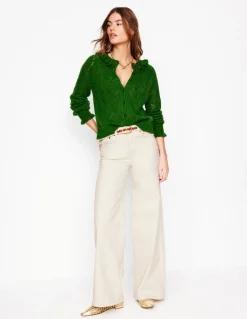 High Rise Wide Leg Jeans--Boden Flash Sale
