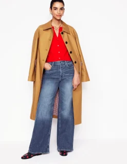 High Rise Wide Leg Jeans-Mid Vintage-Boden Cheap