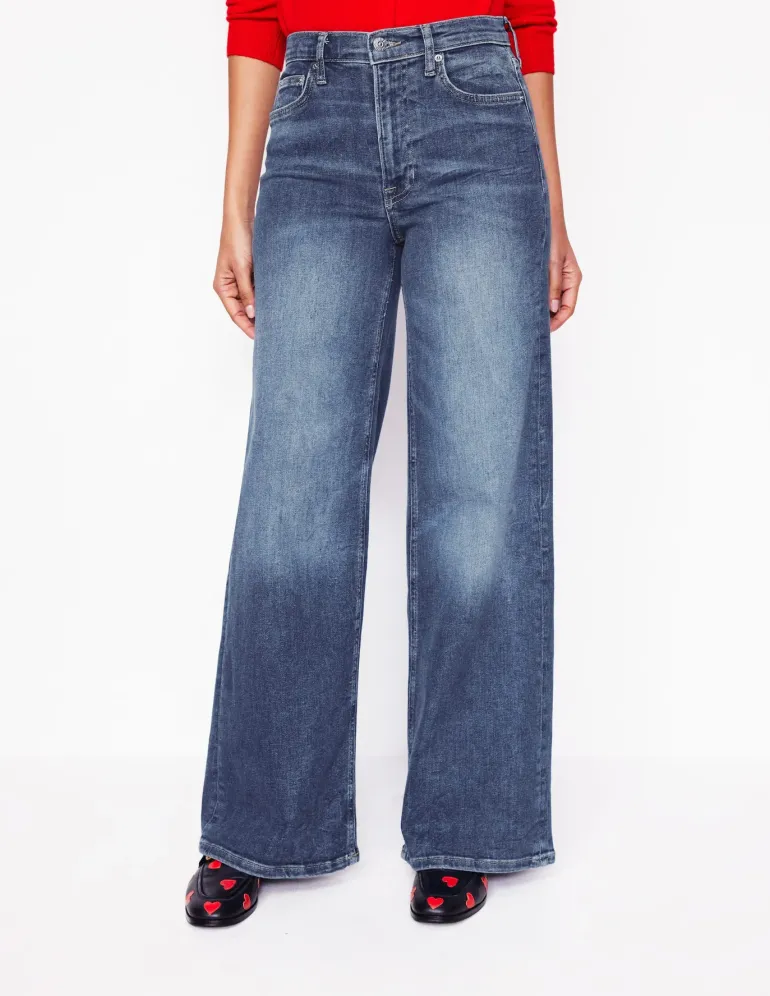 High Rise Wide Leg Jeans-Mid Vintage-Boden Cheap