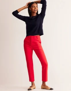Highgate Ponte Pants-Hot Pepper-Boden Online