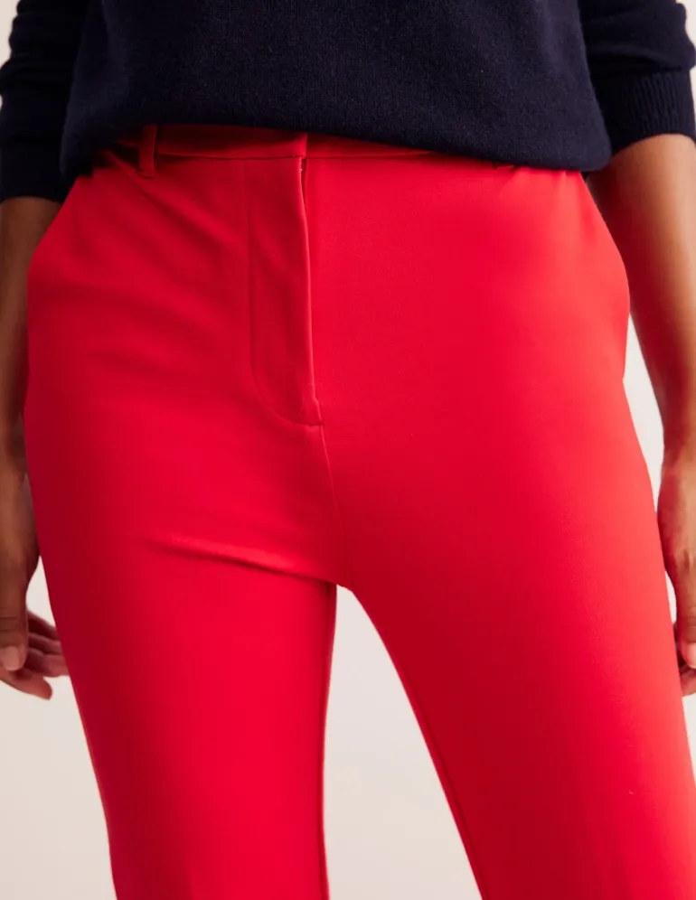 Highgate Ponte Pants-Hot Pepper-Boden Online