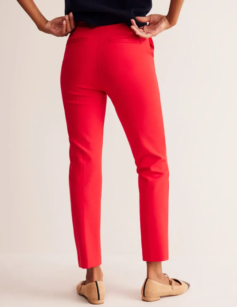 Highgate Ponte Pants-Hot Pepper-Boden Online