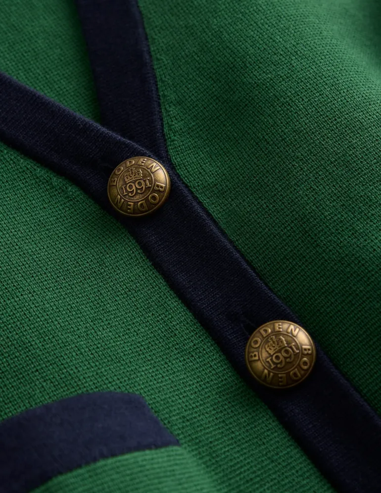 Holly Knitted Waistcoat-Eden Green-Boden Shop