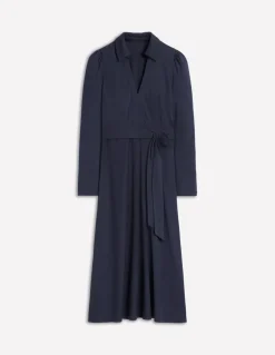 Imogen Collared Jersey Dress--Boden Flash Sale