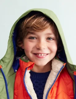 4-in-1 Waterproof Coat-Safari Green-Boden Hot
