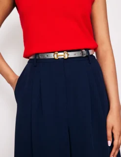 Iris Skinny Snaffle Trim Belt--Boden New