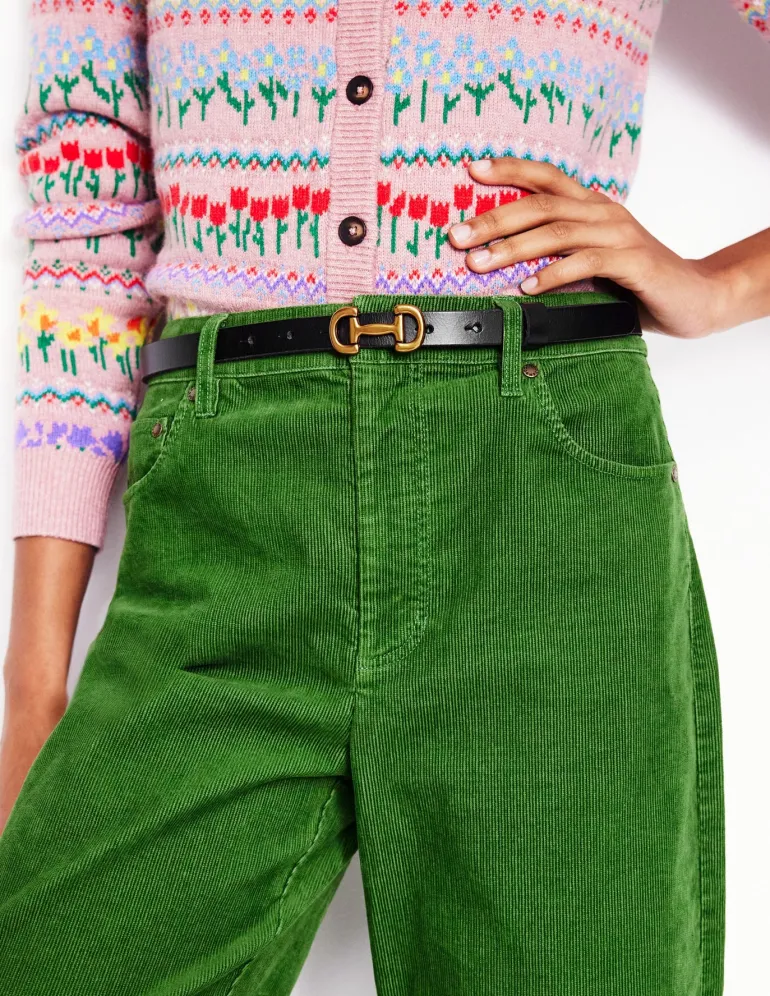 Iris Skinny Snaffle Trim Belt--Boden Fashion