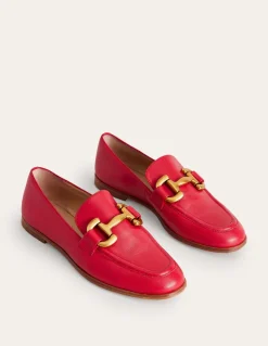 Iris Snaffle Loafers-Pillarbox Red-Boden Outlet