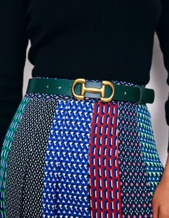 Iris Snaffle-Trim Leather Belt-DO NOT USE-Boden Flash Sale