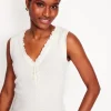 Jersey Henley Pajama Vest--Boden Hot