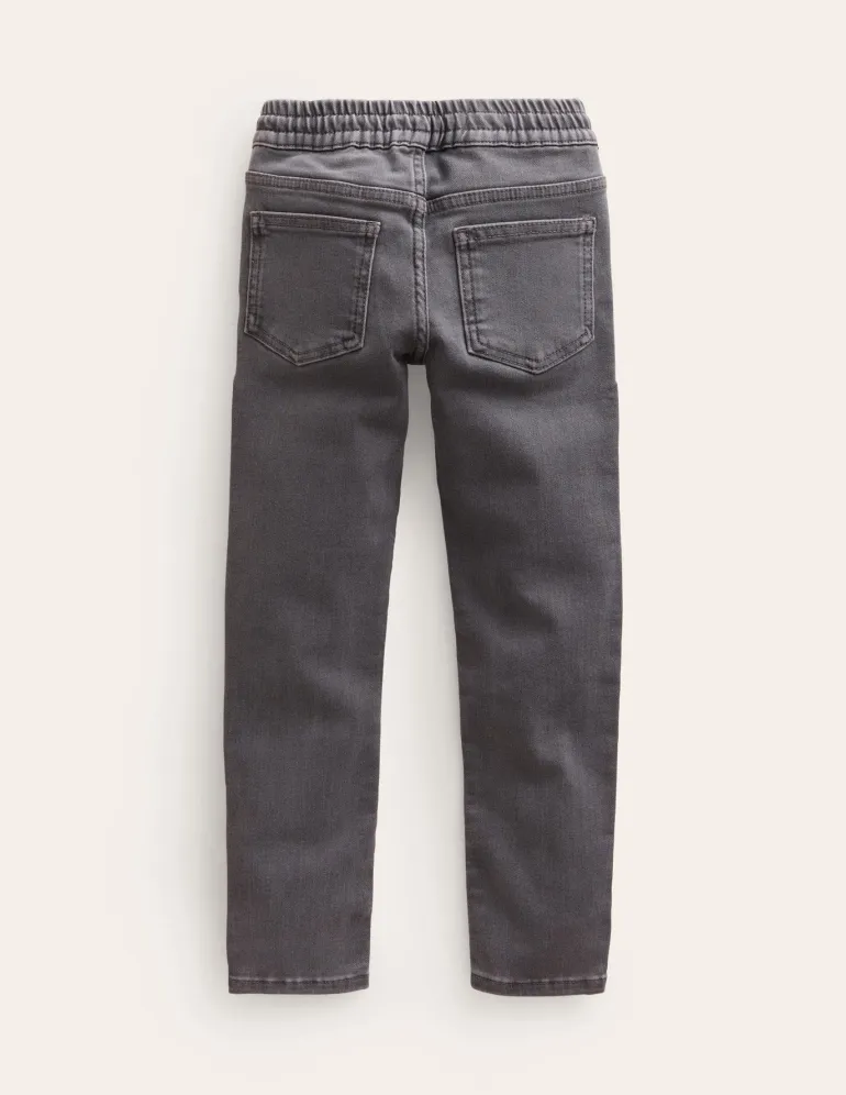 Jersey Skinny Pants-Grey Denim-Boden Store