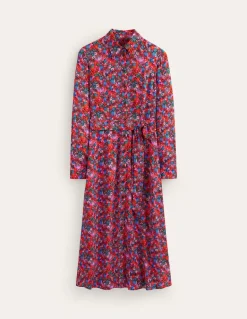 Kate Midi Shirt Dress-Bittersweet, Meadow Pop-Boden Cheap
