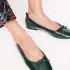 Kitty Flexi Sole Ballet Flats-Ponderosa Pine Patent-Boden Fashion