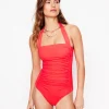 Kythira Ruched Swimsuit--Boden Online