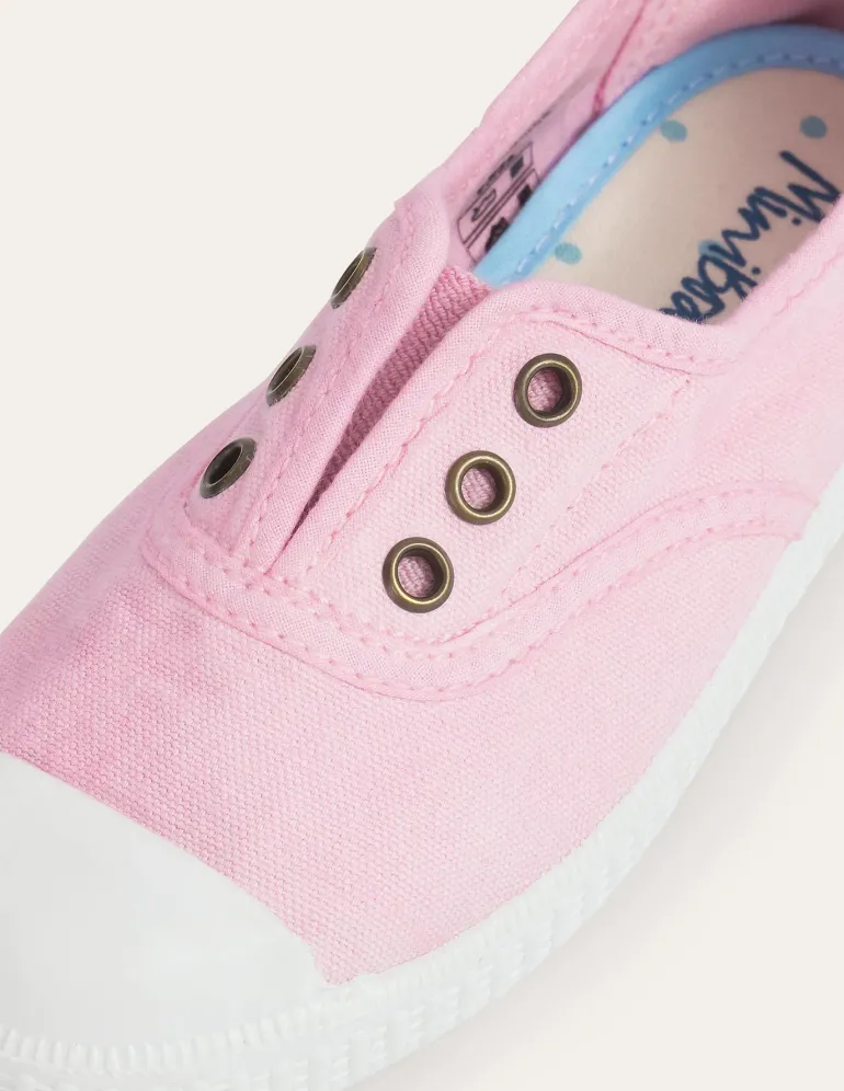 Laceless Canvas Pull-ons-Cameo Pink-Boden Discount