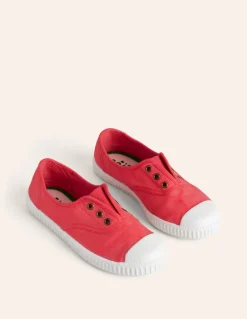 Laceless Canvas Pull-ons-Jam Red-Boden Outlet